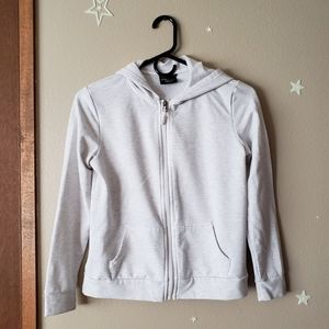 Cream Zipup Hoodie (girls 10/12)